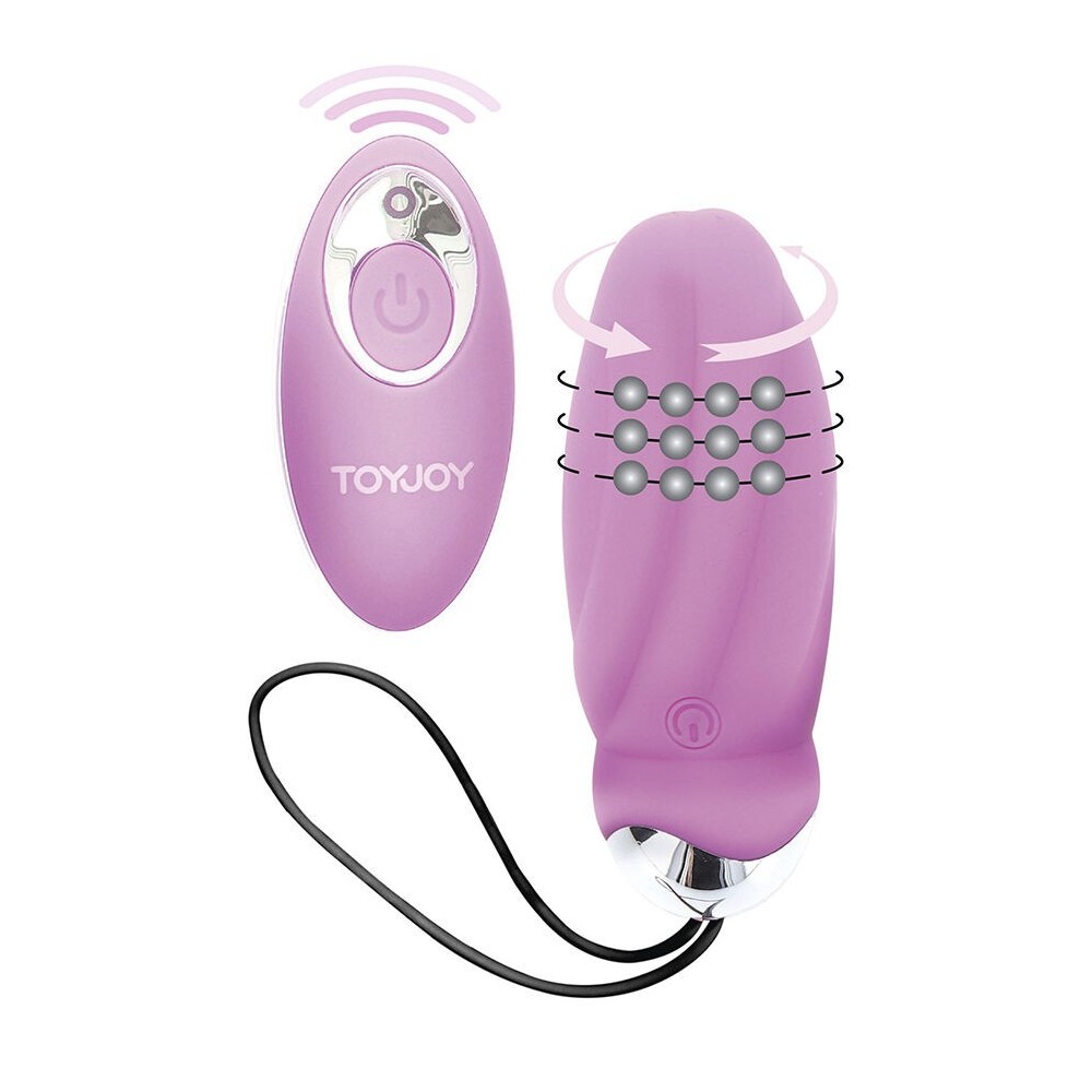 TOYJOY - HAPPINESS YOU CRACK ME UP ROSA VIBRATOR MIT FERNBEDIENUNG