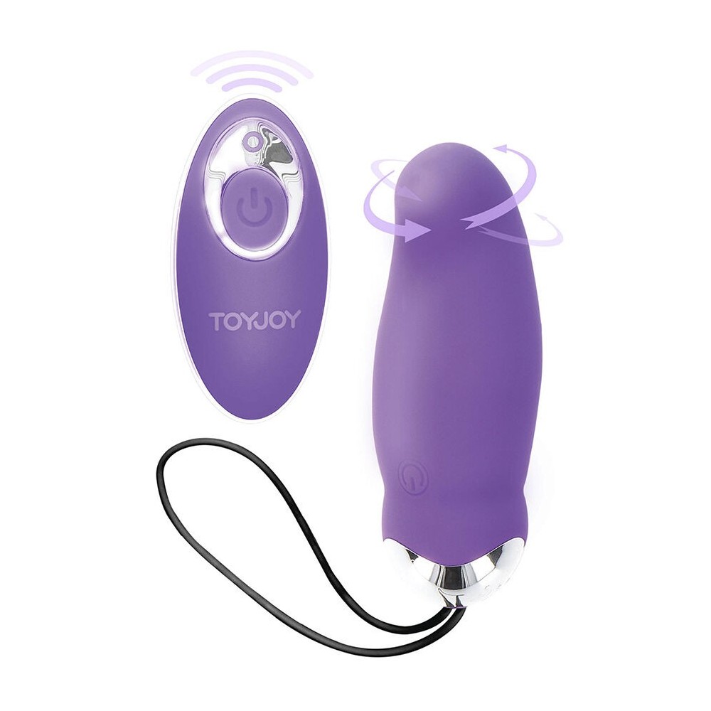 TOYJOY - FELICIDADE MEU ORGASMO EGGSPLODE VIBRADOR ROXO CONTROLE REMOTO