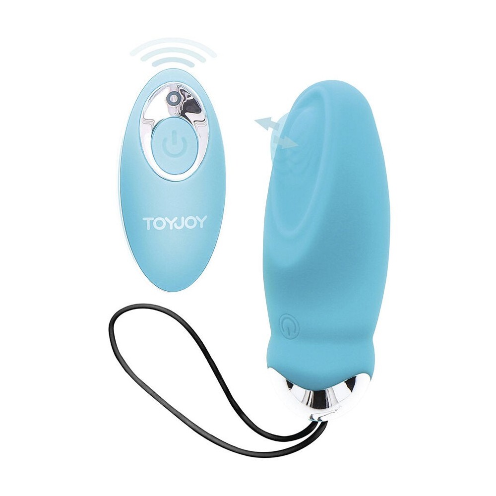 TOYJOY - FELICIDADE, EU ESTOU TÃO EXCITADO VIBRADOR COM CONTROLE REMOTO AZUL