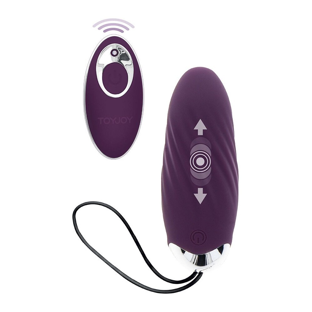 TOYJOY - HAPPINESS KNOCK KNOCK EGGSTAVAGANT VIBRATEUR TÉLÉCOMMANDE VIOLET
