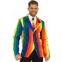 LEG AVENUE - BLAZER + TIE RAINBOW S