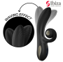 IBIZA - VIBRATEUR TWISTER AVEC STIMULATEUR DE COURBES ET VIBRO-ROTATION
