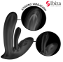 IBIZA - VIBRATEUR PORTABLE AVEC STIMULATION DU POINT G ET DU CLITORIS AVEC TÉLÉCOMMANDE