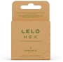 LELO - PRESERVATIVI ORGANICI HEX CONFEZIONE DA 3 UNITÀ