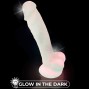 SILEXD - MODELL 1 REALISTISCHER PENIS PREMIUM-SILIKON SILEXPAN FLUORESZIERENDES ROSA 17,5 CM