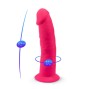 SILEXD - REALISTISCHER PENIS MODELL 2 ROSA + FERNBEDIENUNG LRS 17 CM