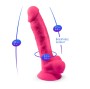 SILEXD - REALISTISCHER PENIS MODELL 18 ROSA VIBRATION + FERNBEDIENUNG LRS