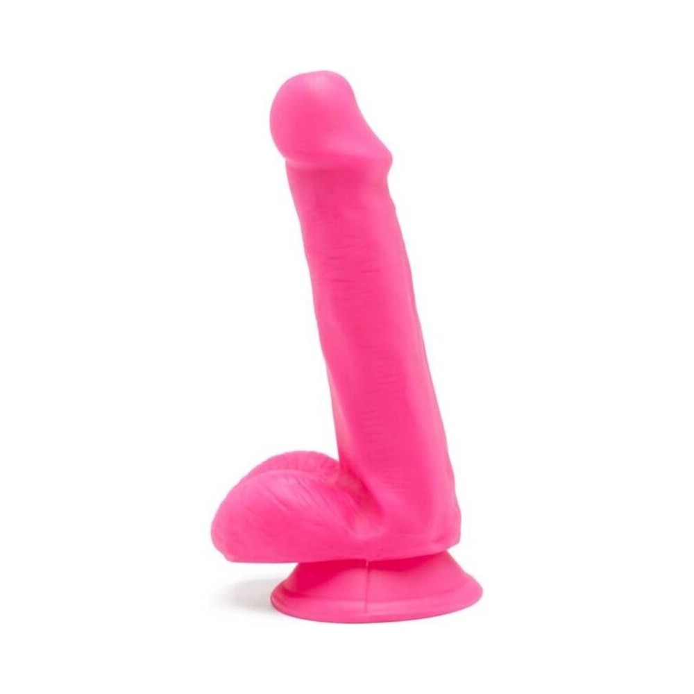 GET REAL - GODE HAPPY DICKS 12 CM BALLES ROSE