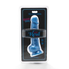 GET REAL - HAPPY DICKS 19 CM COM BOLAS AZUIS