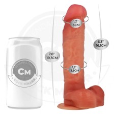 COCK MILLER - GODE ARTICULABLE HYPERRÉALISTE 19,3 CM