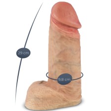 SILEXD - MODELO 1 PÊNIS REALISTA DE SILICONE EXTREME PREMIUM 28 CM