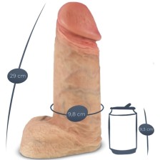 SILEXD - MODELO 1 PÊNIS REALISTA DE SILICONE EXTREME PREMIUM 28 CM