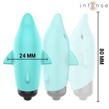 INTENSE - ECHO VIBRANTE BULLET BLU DELFINO 8 X 4,7 CM