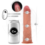 COCK MILLER - GODE HYPER-RÉALISTE À VENTOUSE ET À POUSSÉE AVEC TÉLÉCOMMANDE 19,5 CM