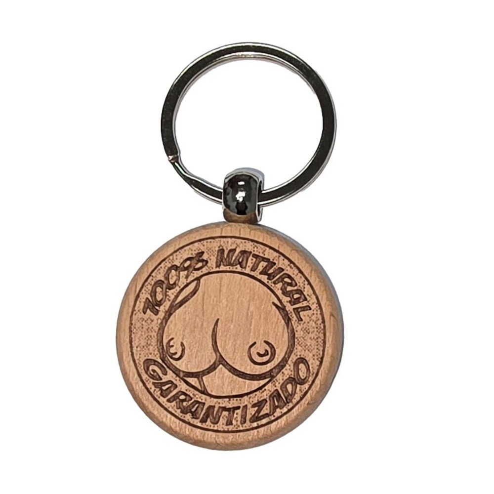 DIABLO PICANTE - PORTACHIAVI IN LEGNO A FORMA DI SENO