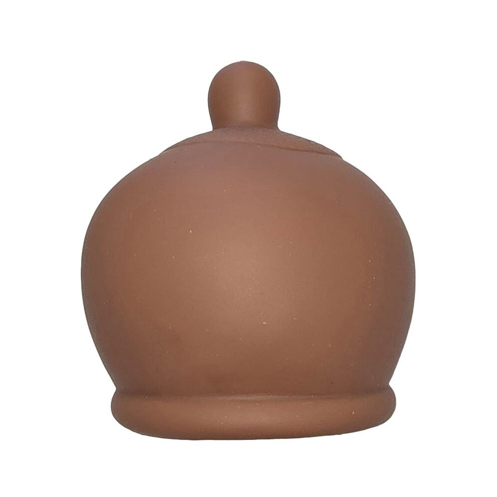 DIABLO PICANTE - BRINQUEDO ANTI-STRESS EM FORMATO DE SEIO MARROM
