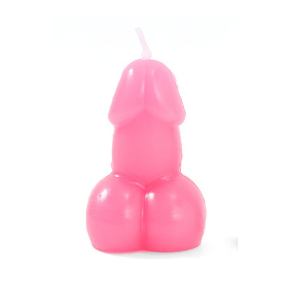 DIABLO PICANTE - VELA EM FORMATO DE PÊNIS NA COR FÚCSIA
