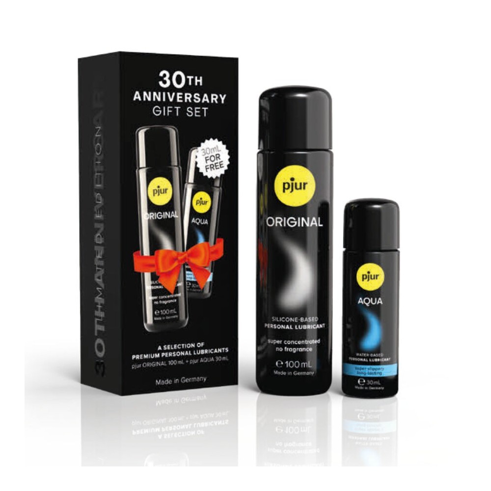 PJUR - SET 30TH ANNIVERSARY PJUR ORIGINAL 100 ML + PJUR AQUA 30 ML AS A GIFT