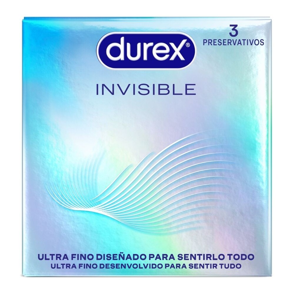DUREX - PRÉSERVATIFS ULTRA FINS INVISIBLES 3 UNITÉS