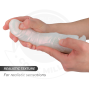 COCK MILLER - GODE AVEC VENTOUSE, LUMIÈRES ET VIBRATIONS AVEC TÉLÉCOMMANDE BLANC 19,5 CM