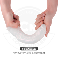 COCK MILLER - DILDO WITH SUCTION CUP, LIGHTS AND VIBRATION WITH REMOTE CONTROL WHITE 21.5 CM