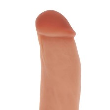 GET REAL - GODE EN SILICONE 18 CM AVEC BALLES PEAU