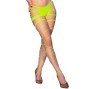 CHILIROSE - CR 4867 COLLANTS RÉSEILLE VERT FLUO AVEC TROUS