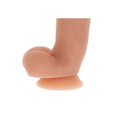 GET REAL - GODE EN SILICONE 18 CM AVEC BALLES PEAU