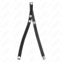 KINK - ANNEAU PÉNIS EN CUIR AVEC FERMETURE À PRESSION 39 X 1 CM