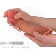 COCK MILLER - HYPERREALISTIC DILDO WITH SUCTION CUP AND REMOTE CONTROL VIBRATION 19.5 CM