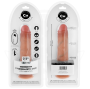 COCK MILLER - REALISTISCHER DILDO MIT SAUGNÄPFEN UND FERNBEDIENUNG UND VIBRATION 19,5 CM