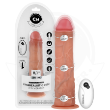 COCK MILLER - REALISTISCHER DILDO MIT SAUGNÄPFEN UND FERNBEDIENUNG UND VIBRATION 20,5 CM