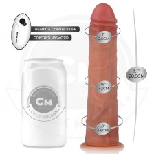 COCK MILLER - REALISTISCHER DILDO MIT SAUGNÄPFEN UND FERNBEDIENUNG UND VIBRATION 20,5 CM
