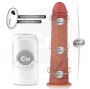COCK MILLER - DILDO REALISTA COM VENTOSA E CONTROLE REMOTO VIBRAÇÃO 20,5 CM