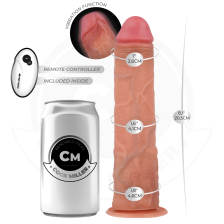 COCK MILLER - HYPERREALISTIC DILDO WITH SUCTION CUP AND REMOTE CONTROL VIBRATION 20.5 CM