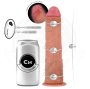 COCK MILLER - REALISTISCHER DILDO MIT SAUGNÄPFEN UND FERNBEDIENUNG UND VIBRATION 20,5 CM