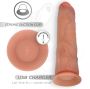 COCK MILLER - DILDO REALISTA COM VENTOSA E CONTROLE REMOTO VIBRAÇÃO 20,5 CM