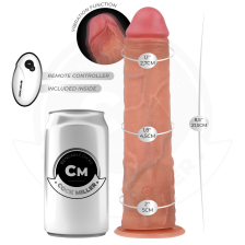 COCK MILLER - RHYPERREALISTIC DILDO WITH SUCTION CUP AND VIBRATION WITH REMOTE CONTROL 21.5 CM