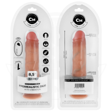 COCK MILLER - RHYPERREALISTIC DILDO WITH SUCTION CUP AND VIBRATION WITH REMOTE CONTROL 21.5 CM