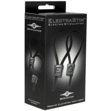 ELECTRASTIM - ANÉIS PENIANOS AJUSTÁVEIS PRESTIGE ELECTRA LOOPS PRETOS