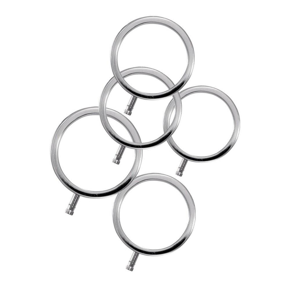ELECTRASTIM - ELECTRARINGS METAL PENIS RINGS PACK OF 5