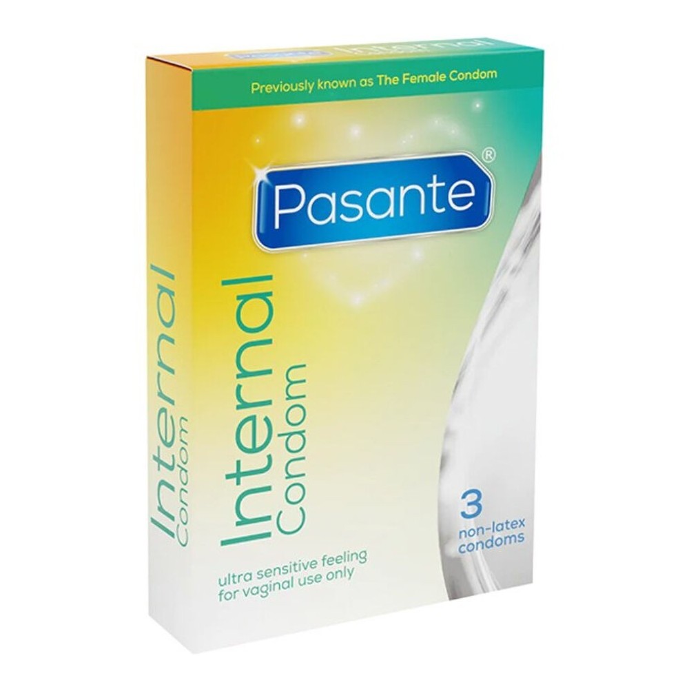 PASANTE - PRESERVATIVO INTERNO SEM LÁTEX 3 UNIDADES