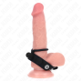KINK - ANELLO PER PENE IN PELLE 3,5 CM CON CHIUSURA A PRESSIONE 23 X 2 CM