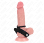 KINK - ANNEAU PÉNIS EN CUIR 3,5 CM AVEC FERMETURE À PRESSION 23 X 2 CM