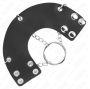 KINK - ANNEAU PÉNIS CHAÎNE 4 CM 7 CM MÉTAL AVEC CEINTURE EN CUIR