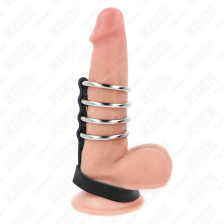 KINK - 4 METAL PENIS RINGS...