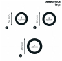 ADDICTED TOYS - CONJUNTO DE ANÉIS PLANOS DE SILICONE