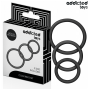 ADDICTED TOYS - SET OF SILICONE RINGS MODEL 2