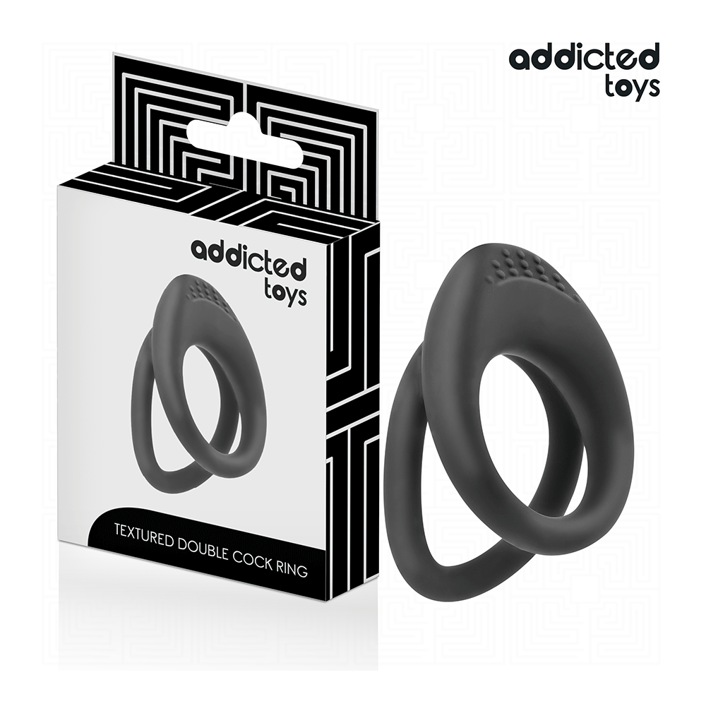 ADDICTED TOYS - ANEL DE PÊNIS COM DUPLA TEXTURA