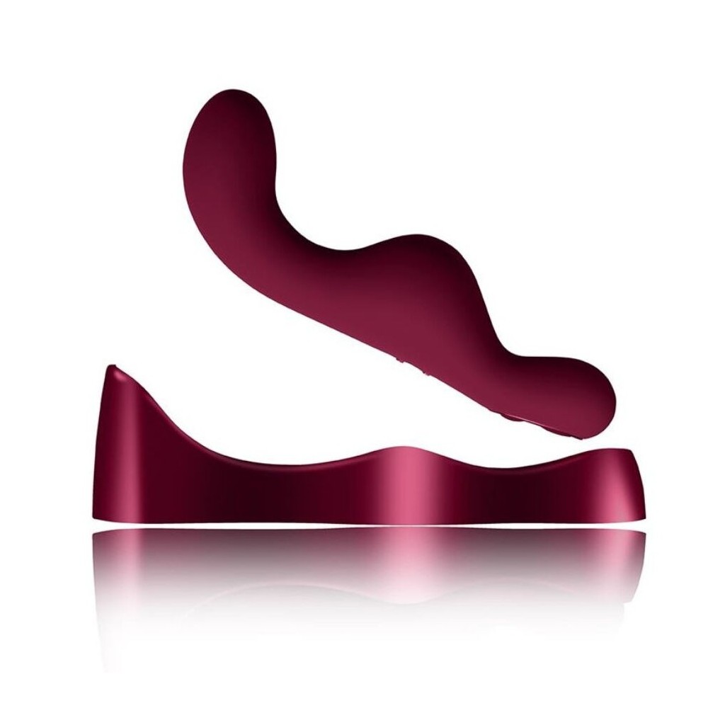 ROCKS-OFF - VIBRATORE PER PUNTO G ROSSO RUBY GLOW